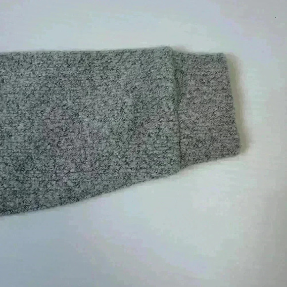 Loft Womens Med Gray Hooded Tunic Sweater Top Long Sleeve Acrylic Blend - Picture 8 of 10